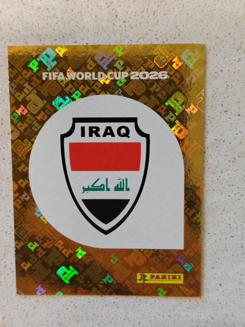 Panini Carte collezionabili: Panini Sticker WM 2026: Logo IRQ 1 – Nuovo (secondo la descrizione) da Zofingen venduto da Mak2