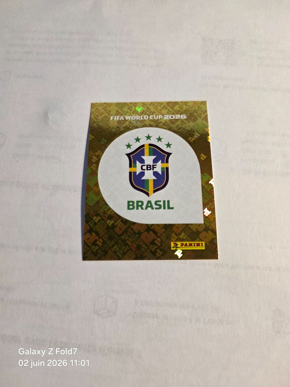 Panini Sammelbilder & Trading cards: Panini  2026 BRA 1 – Neu (gemäss Beschreibung) aus Grand-Lancy von Seo67