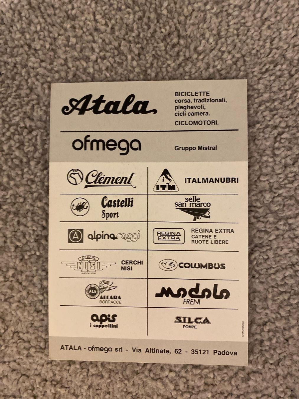 Autographes: Urs Freuler Autogrammkarte - Atala Radrennfahrer – D'occasion à Mörel par tim_w9py 1