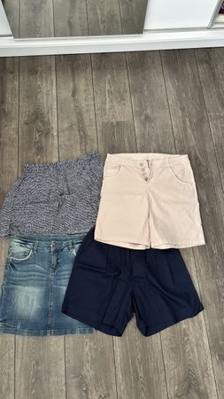 Damen Shorts & Jeansrock Paket | 8Teile | Gr. S/M 