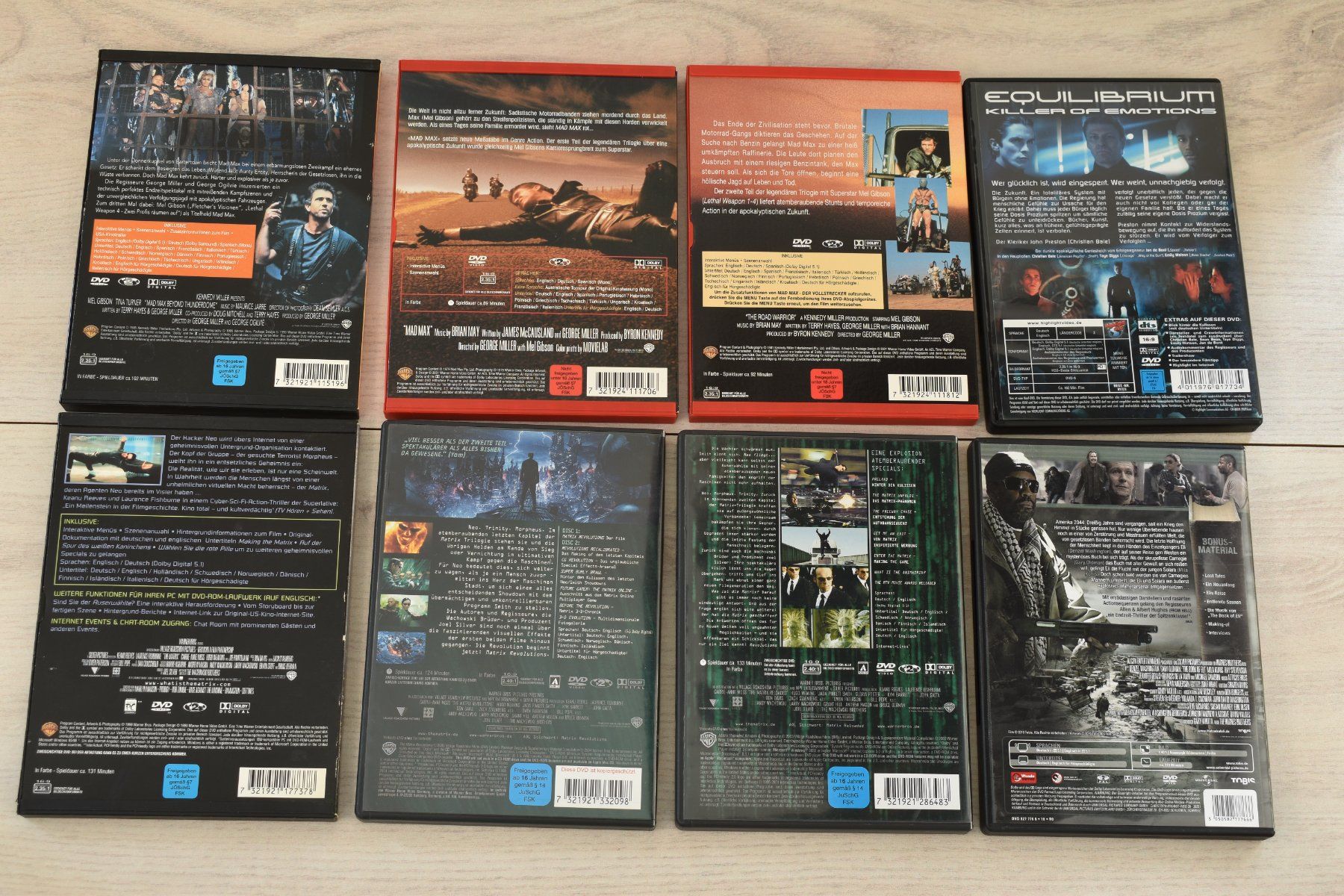 Alle DVDs: 8 Endzeit & Sci-Fi DVDs – Gebraucht aus Azmoos von greenstone13 1