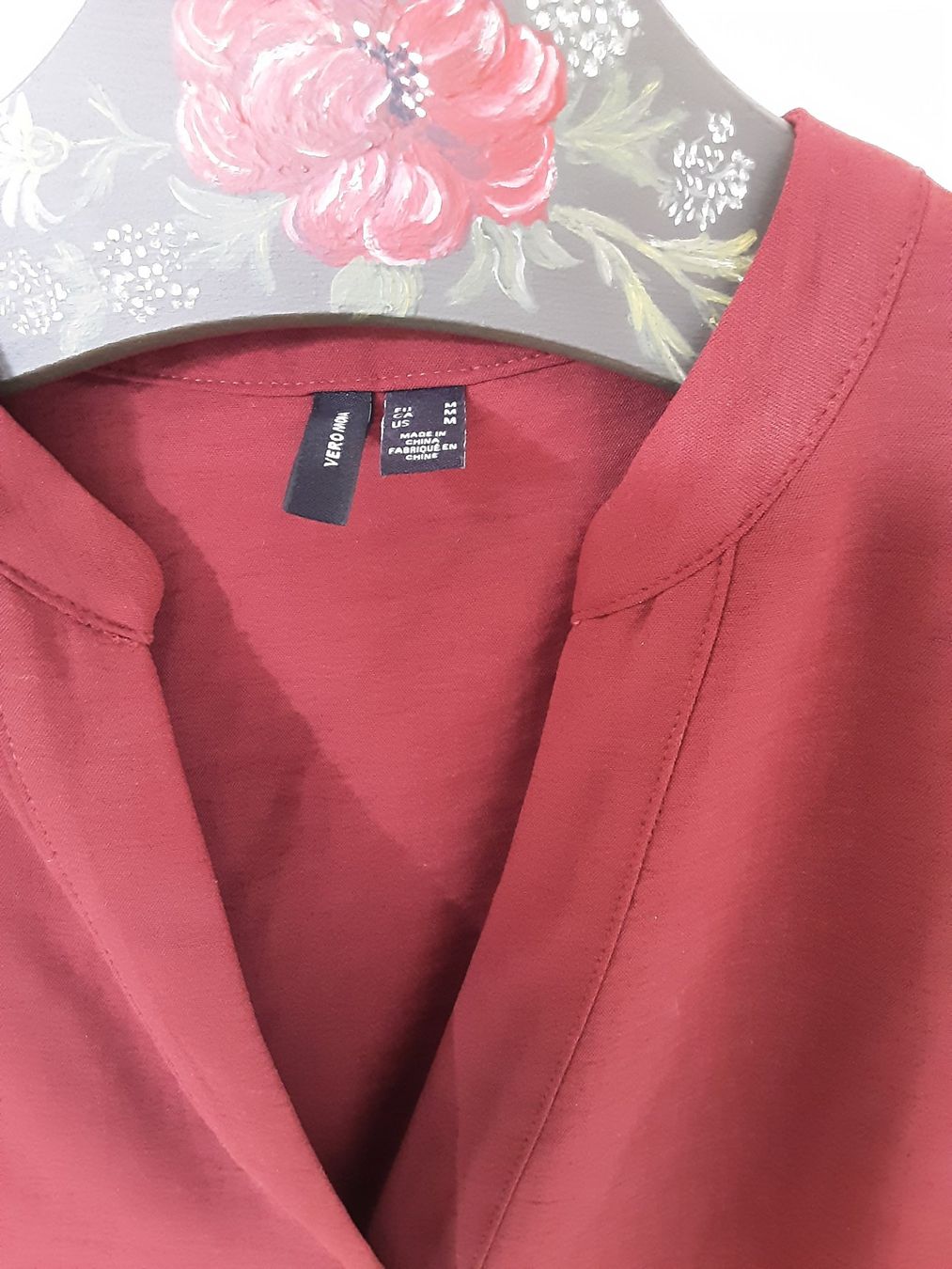 Vero Moda Camicette: rote Bluse, Gr. M – Usato da Luzern venduto da Nor 3