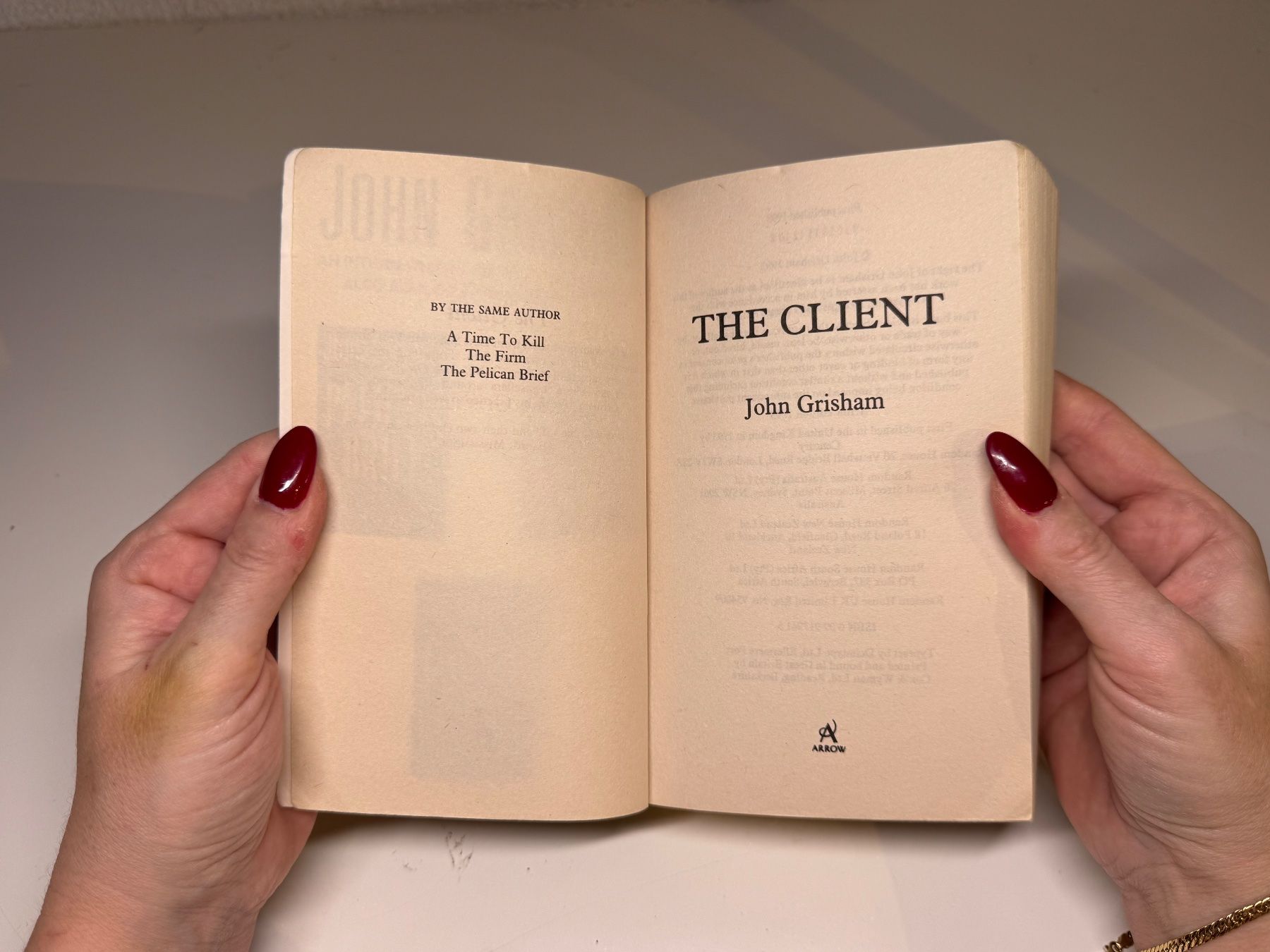 Libri: NOVEL: John Grisham, The Client – Usato da Grosswangen venduto da English_books 2
