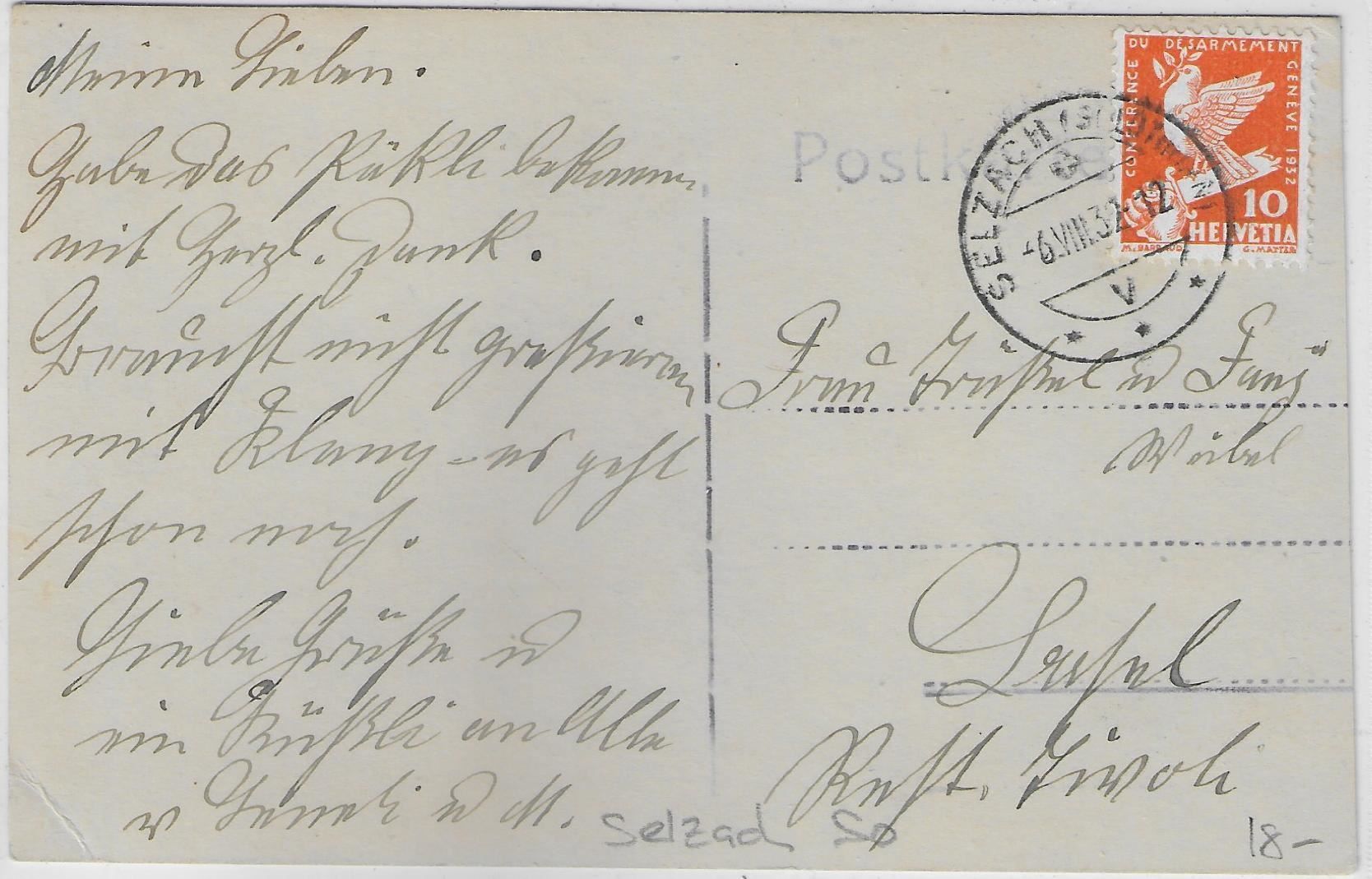 Cartoline postali: Gruss aus Altreu - Kirche – Usato da Ettingen venduto da Kartenplanet 1