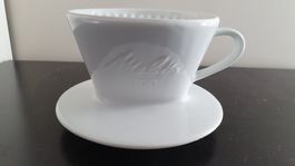 Vintage: Melitta Porzellanfilter 100 / 1 Loch