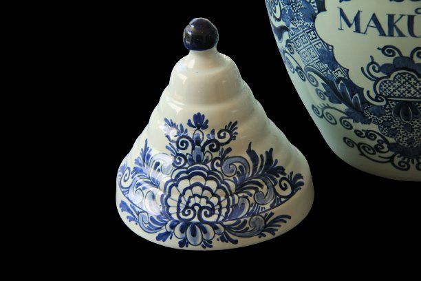Vasi & Recipienti: Antike Deckelvase "MAKUBA" Delft Blau – Usato da Pfeffingen venduto da Usgsuechts 5