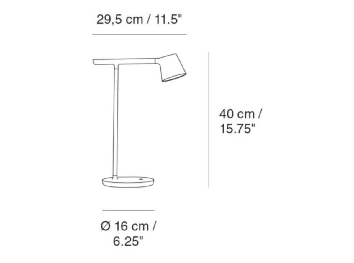 Muuto Lampade: Lampe Tip table Muuto – Usato da Pully venduto da Adcin 2