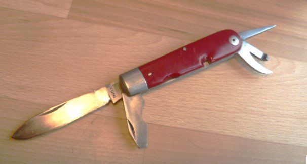 Taschenmesser: Sackmesser, Taschenmesser 4-Klinger – Gebraucht aus Effretikon von Heimstudio 1