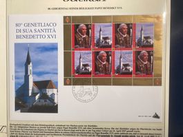 Vatikan 2007 Ersttagsbrief KB 0.60€ 80.Geb.-tag Benedikt XVI