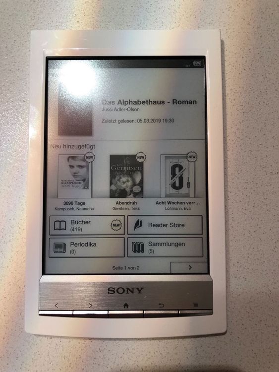 SONY READER PRS T1 EBOOK READER Kaufen auf Ricardo