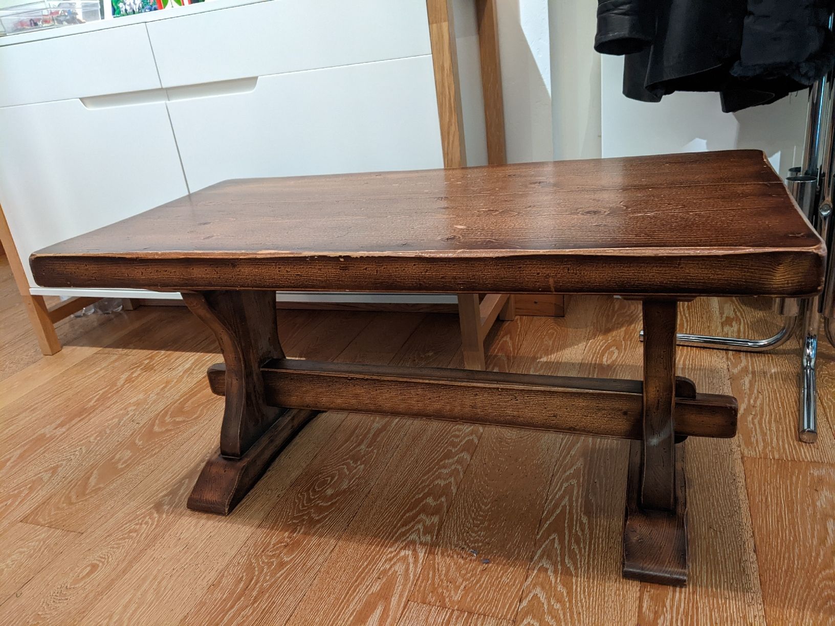 Tavoli: table basse en bois artisanale – Usato da Vessy venduto da Avicci 3
