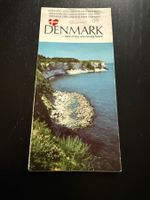 Dänemark Karte von 1982 - Vintage Landkarte zu verkaufen!