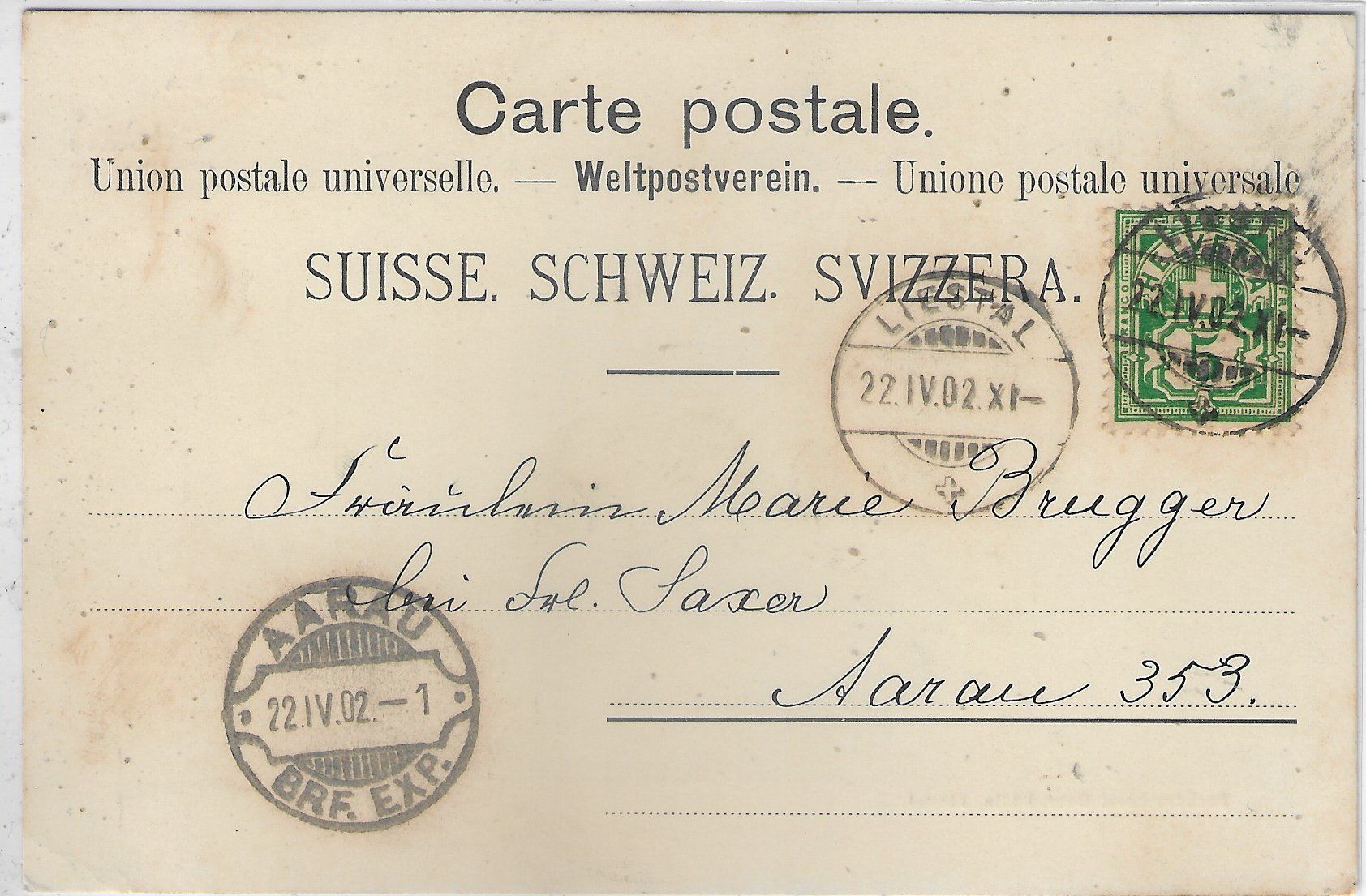 Cartoline postali: Gruss aus Liestal! – Usato da Ettingen venduto da Kartenplanet 1