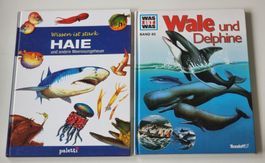 Set: Haie / Wale und Delfine / 2 Wissensbücher für Kinder