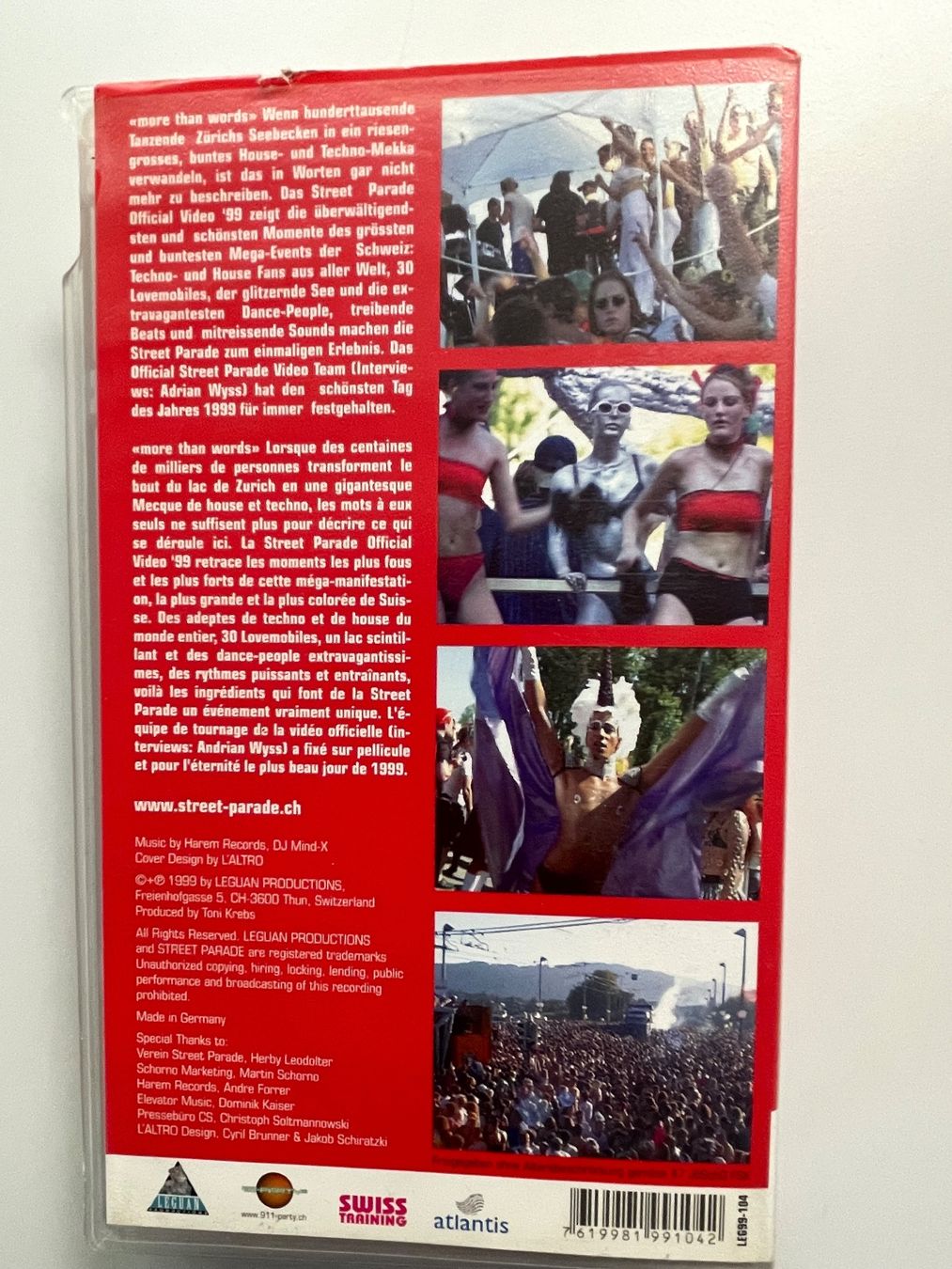 Alle VHS: Street Parade Video – Gebraucht aus Muri b. Bern von AdidasCollector 3