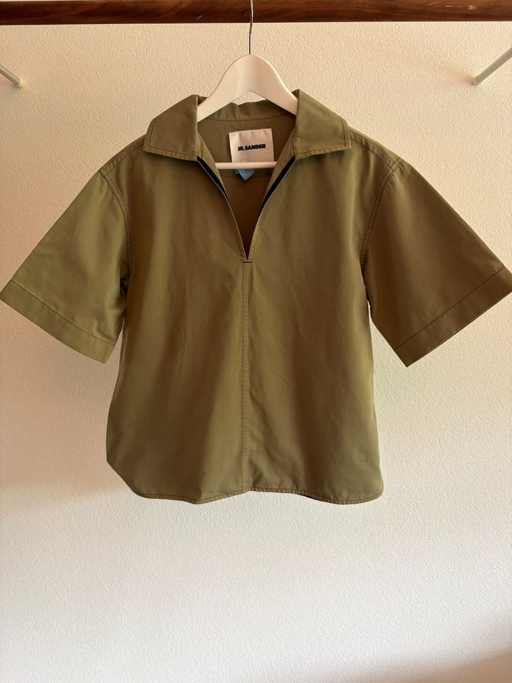 Jil Sander Camicette: JIL SANDER BLUSE KHAKI GR. 34 – Usato da Zürich venduto da jonny_s