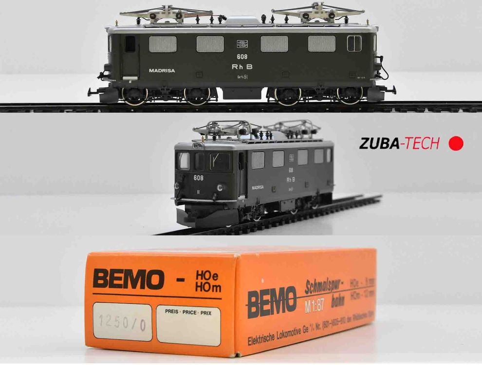 Bemo 1258178 RhB E-Lok Ge 4/4 II 618 Bergün Ep.6 Menzels Lokschuppen Onlineshop