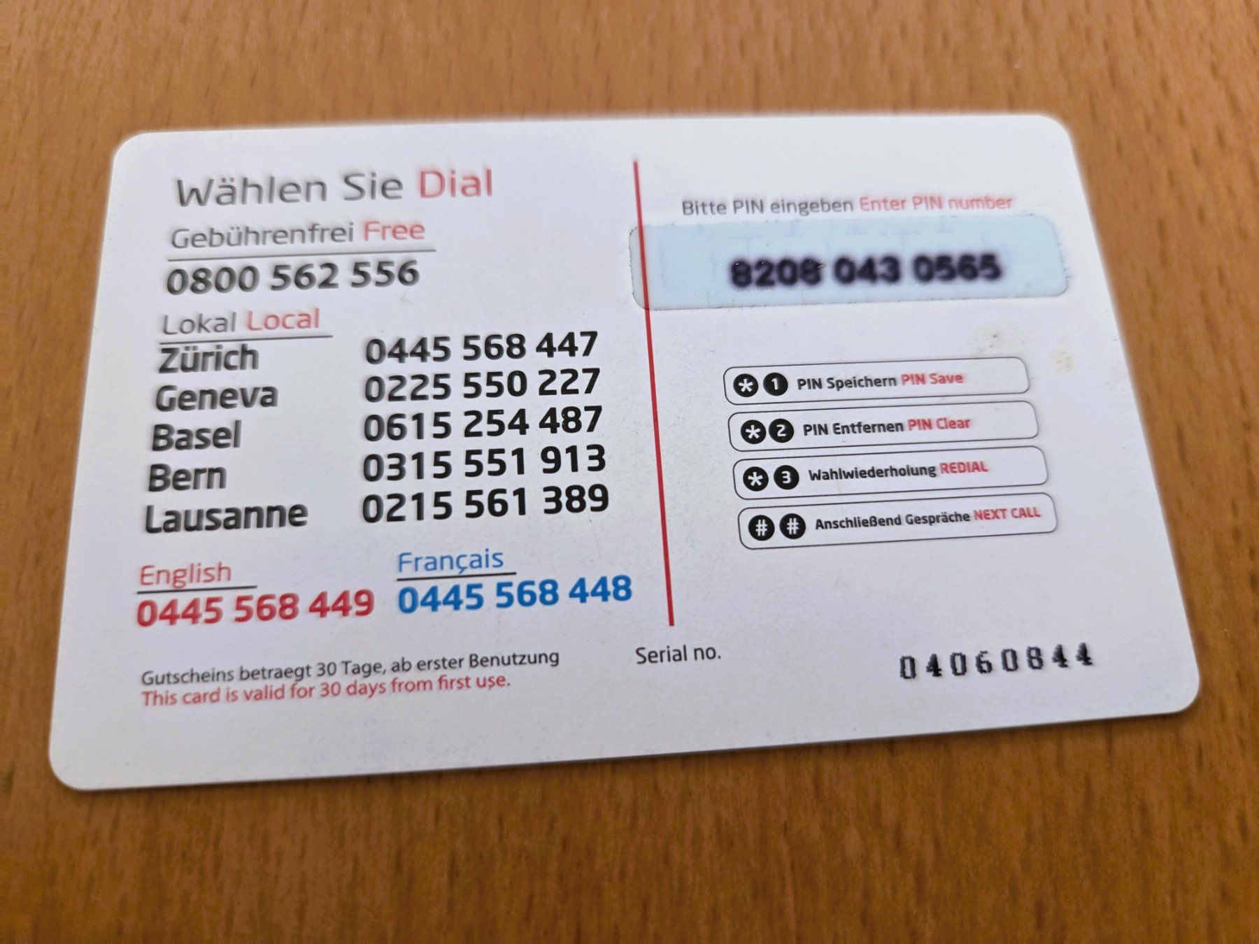 Schede telefoniche: PREPAID - SCHWEIZ – Usato da Brüttisellen venduto da Nighttrain 1