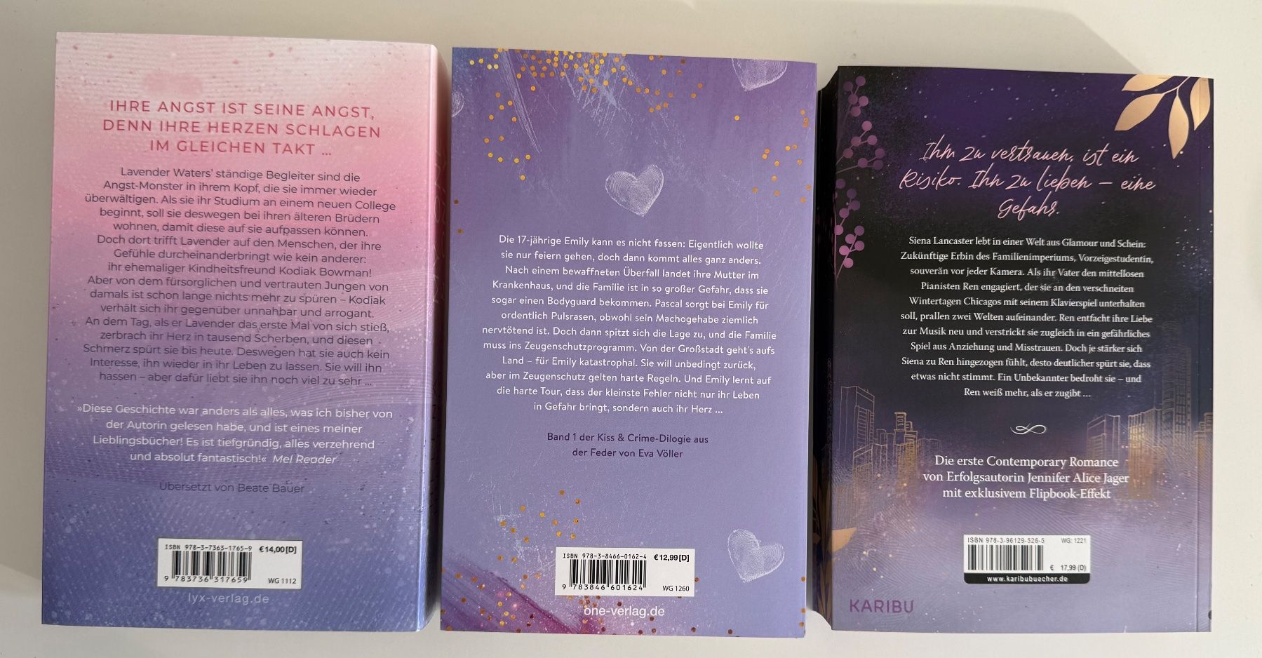 Libri: 7 Romane / Bücherset lila/ div. Autoren – Nuovo (secondo la descrizione) da Eichberg venduto da Lolapop18 3