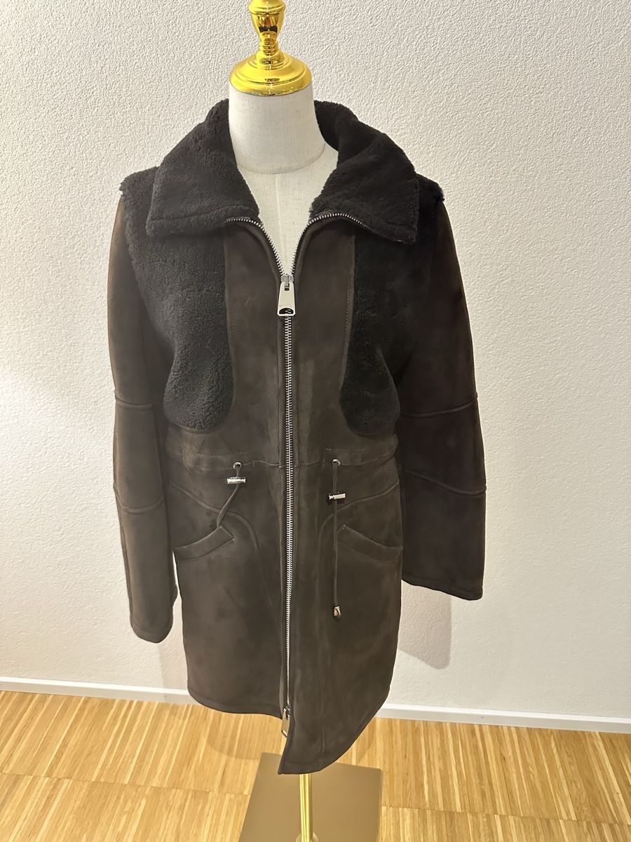 Mäntel: Chocolate brown leather coat size 38 – Neu (gemäss Beschreibung) aus Neuchâtel von agn_jc66 3