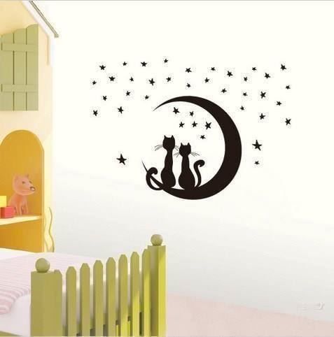 Sticker: Stickers Chat Lune et ciel – Nuovo e nell'imballaggio originale da Gurmels venduto da Swisspod 1