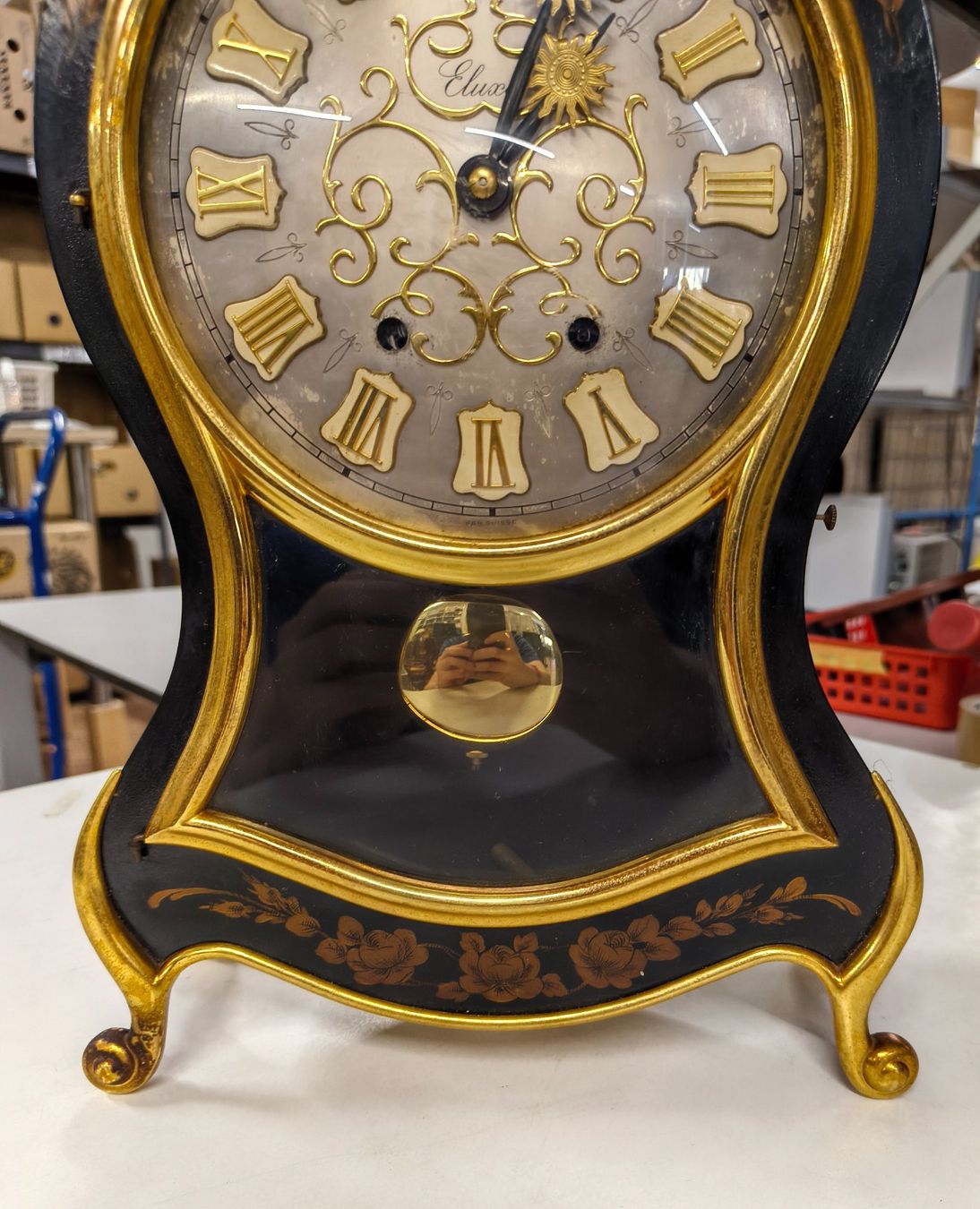 Eluxa Orologi da terra & Orologi da parete: Eluxa Pendule Schwarz – Usato da Basel venduto da bk_brockibasel 3
