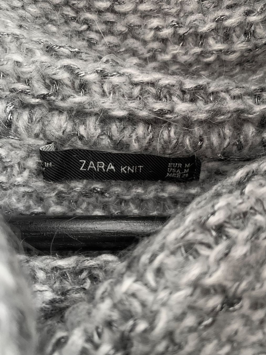 Zara Maglioni & Felpe: Grauer Strickpullover von Zara – Usato da Bern venduto da Fraeuleinhonig 1