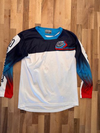 Troy Lee Designs Jersey Weiss/Blau - Youth X-Large