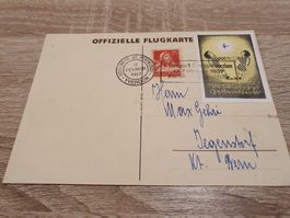 Brugg - Yverdon Offizielle Flugkarte