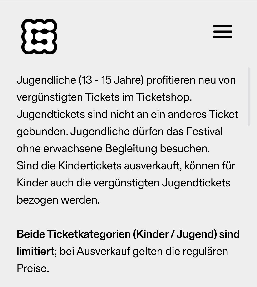 Tickets: Gurtenfestival Samstag: Family-Package  – Neu und originalverpackt aus Mittelhäusern von ABC_XYZ 1