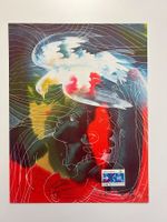 Hans Erni limit. Art Print UNO New York, handsigniert 1983