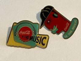 2 Pin Coca Cola is the music