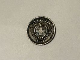 Schweiz 1 Rappen 1921