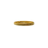 Flexibler Armreif Edelstahl Gold – 8 mm