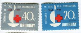 Briefmarken "Rotes Kreuz". Uruguay