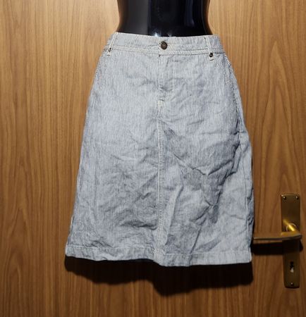 Jupe Maje rayée bleu et blanc taille T2 ( M/L)coton été ☀️