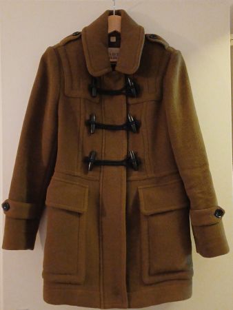 Olivgrüner Burberry Dufflecoat, Gr. 38 - wie neu