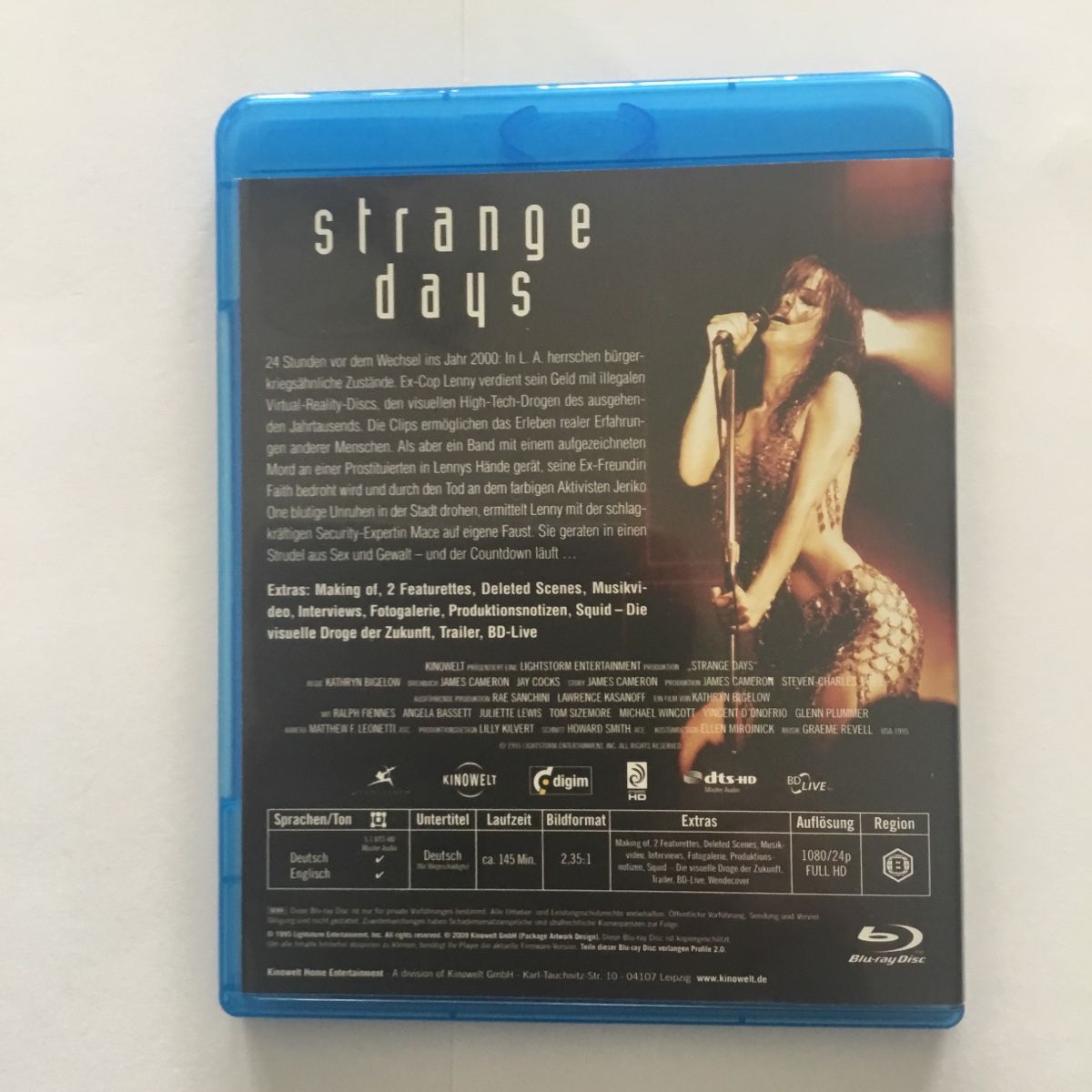Tutti i DVDs: Strange Days Blu Ray Neu Wertig  – Nuovo (secondo la descrizione) da Blauen venduto da JonnyBlue65 1