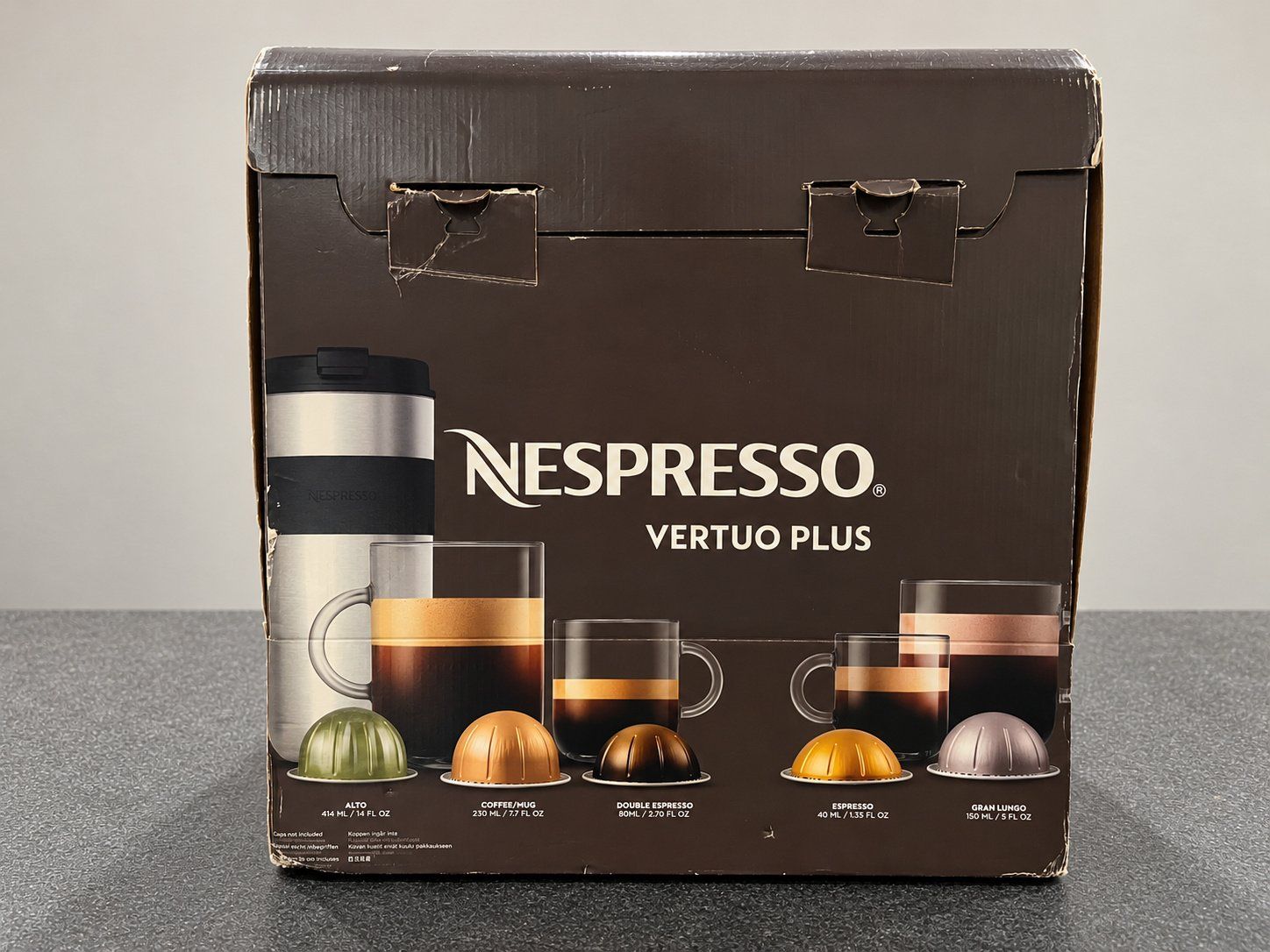 Nespresso Kaffeemaschinen & Espressomaschinen: Machine Nespresso Vertuo Plus argentée - Parfait état – Gebraucht aus Vevey von JA1982 6