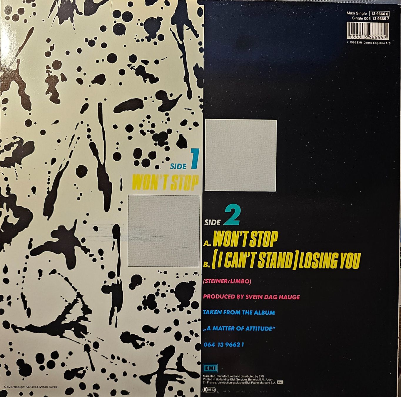 Vinyles: Fate ‎– Won't Stop – D'occasion à Wahlen b. Laufen par Cg10 1