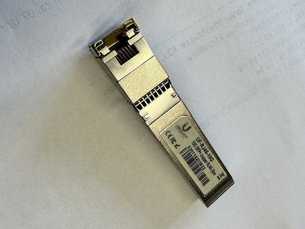 RJ45 Transceiver Ubiquiti SFP+ Modul UFRJ4510G Kaufen auf Ricardo