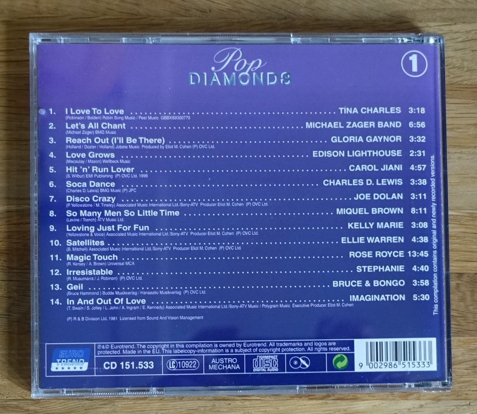 CDs: Pop Diamonds CD 1 - F16 – Gebraucht aus Sessa von fraenklishop 1