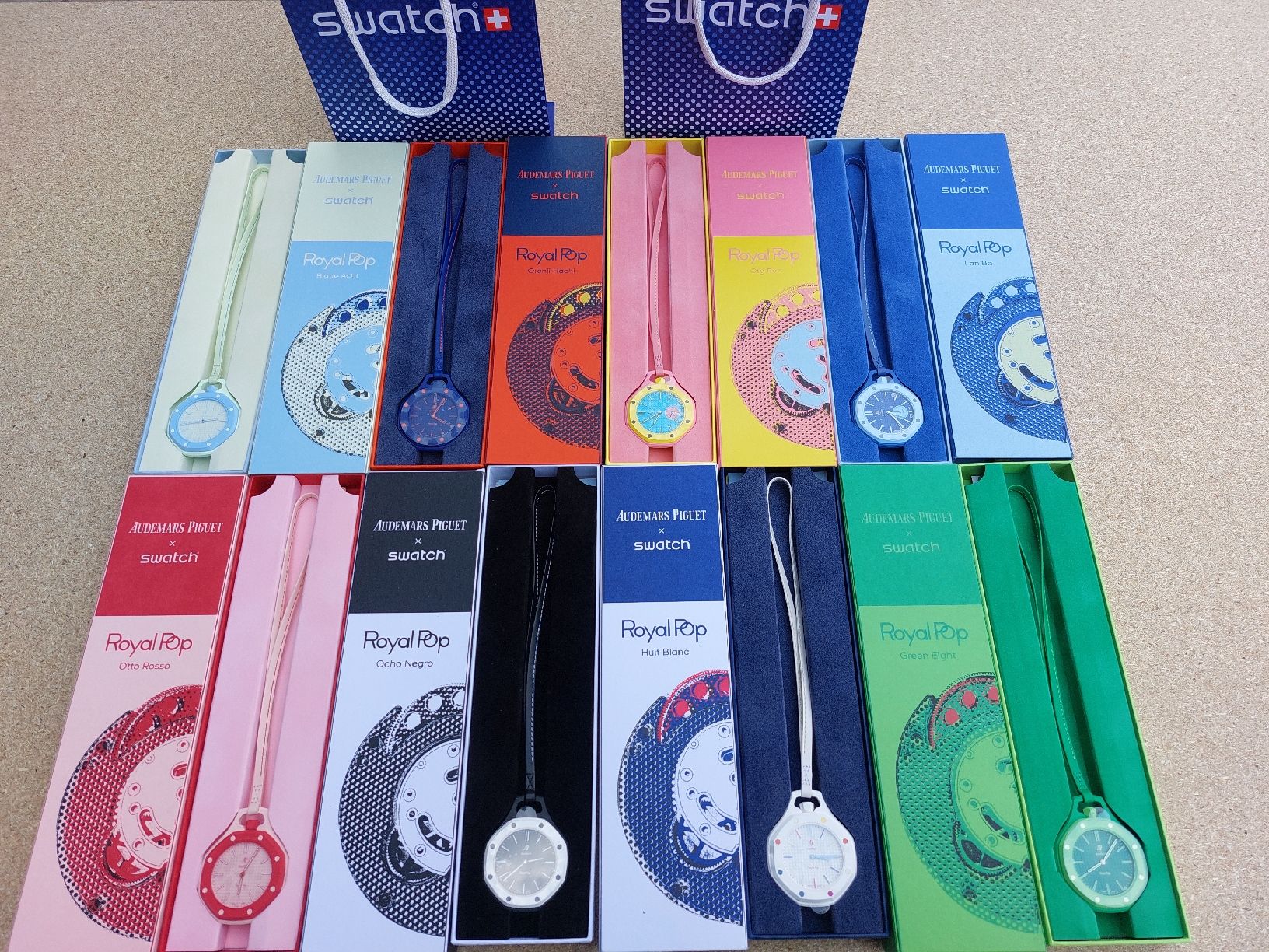 Swatch Orologi: Swatch & Audemars Piguet Royal Pop – Nuovo e nell'imballaggio originale da Orpund venduto da Sputn1k