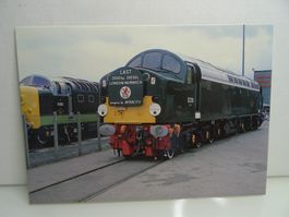 Postcard British Rail Co-Co Diesel Electric Lokomotive D200