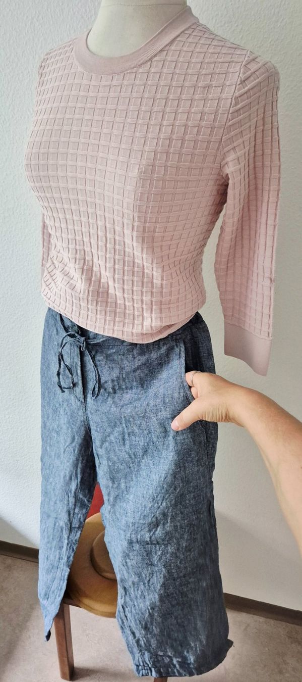 Opus Pantaloni: OPUS HOSE 38 M LEINEN LEINENHOSE , TOP ZU COS PULLOVER PULLI – Nuovo (secondo la descrizione) da Elsau venduto da the-colorful-side