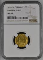 MS62 Goldgulden 1678 Bavaria - Ferdinand Maria