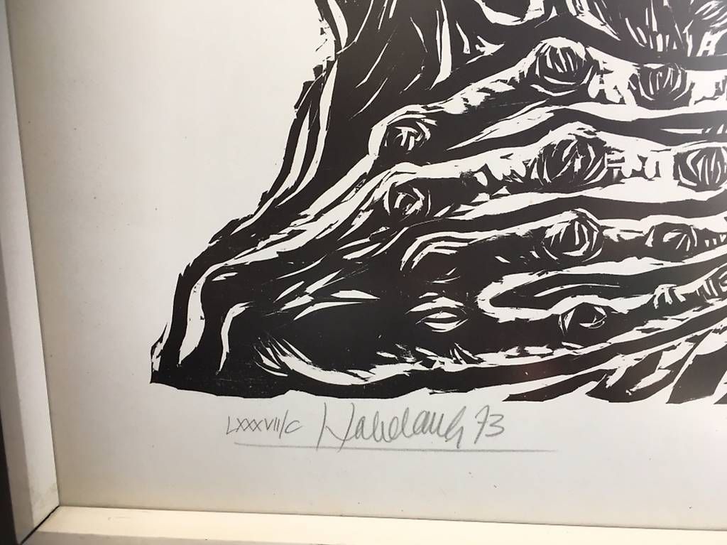 Xilografie: Habdank Original nummerierter Holzschnitt 1973 – Usato da Boll venduto da SIRIUSELIA 1
