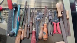 Werkzeugkonvolut, Handwerkzeuge, Metallbearbeitung