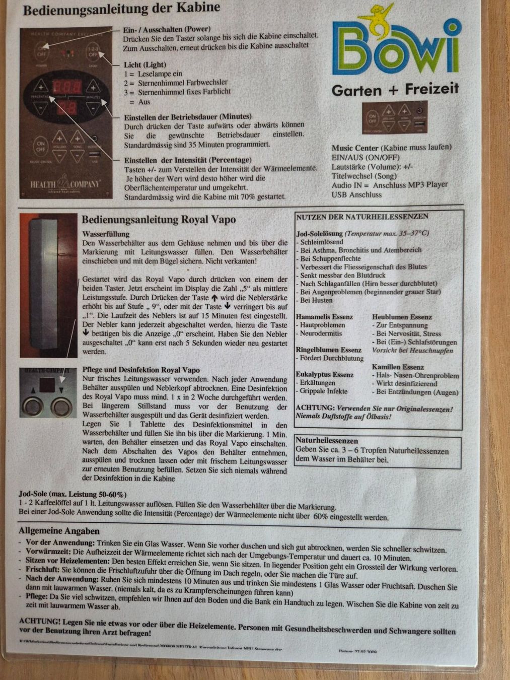 Sauna & Accessori: Infrarot Sauna – Usato da Menzberg venduto da donker_voort 9
