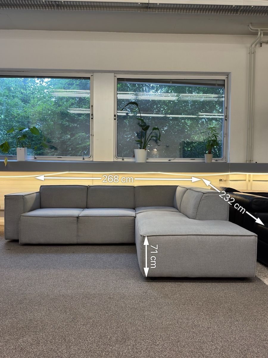 Divani: Ecksofa Hellgrau mit elektro Bettfunktion – Usato da Fehraltorf venduto da Sofalab.swiss 9